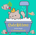 Cute Kittens: Bold & Simple Coloring Book
