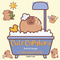 Cute Capybara: Bold & Simple Coloring Book