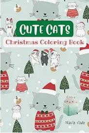 Cute Cats Christmas: Coloring Book